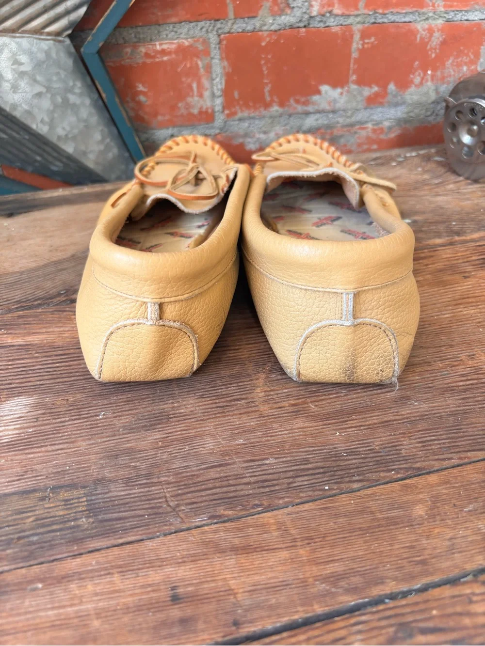 Minnetonka Moccasins Double Deerskin Soft Sole 706 Men’s Size 13